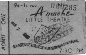 Amache Theatre Ticket